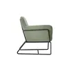 Buy Charles Sage Velvet Armchair with Matte Black Frame, Colour: Sage, 4 from Furnituretta