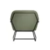 Buy Charles Sage Velvet Armchair with Matte Black Frame, Colour: Sage, 5 from Furnituretta