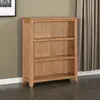 Buy Stirling Solid Oak Bookcase with Two Shelves, 3 from Furnituretta