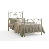 Buy Inova Ivory Single Metal Bed Frame (3ft), Colour: Ivory, Bed Size: Single (3ft), Item Width: 95 from Furnituretta