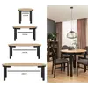 Buy Wigton Black & Oak Round Extending Dining Table, Colour: Black / Oak, 4 from Furnituretta