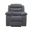 Buy Relax in Luxury: Turin Grey Dark Fabric Recliner, 2 from Furnituretta