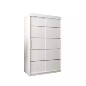 Buy Verona 01 Sliding Door Wardrobe 120cm, Colour: Black, Item Width: 120, 2 from Furnituretta