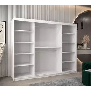 Buy Boliwia Sliding Door Wardrobe 250cm, Colour: Oak Artisan, Item Width: 250, 5 from Furnituretta