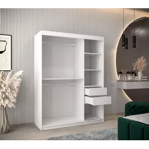 Buy Boliwia Sliding Door Wardrobe 150cm, Colour: Oak Artisan, Item Width: 150, 6 from Furnituretta