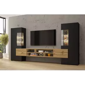 Buy Coby 10 Entertainment Unit Black, Colour: Black, Item Width: 270, 6 from Furnituretta