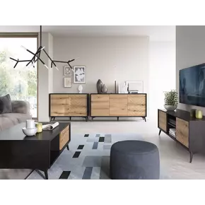 Buy Diamond Large Sideboard Cabinet 154cm [Drawers], 4 from Furnituretta