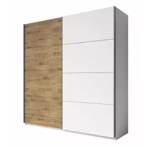 Buy Galaxy Sliding Door Wardrobe, Colour: White Matt, Item Width: 200, 2 from Furnituretta