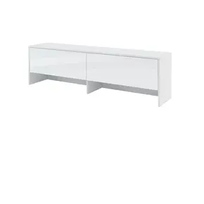 Buy BC-09 Over Bed Unit for Horizontal Wall Bed Concept 140cm, Colour: White Gloss, Item Width: 211 from Furnituretta