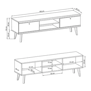 Buy Primo Large TV Cabinet, 3 from Furnituretta