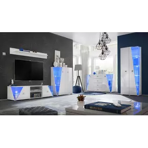 Buy Edge Shelf White Gloss 150cm, 3 from Furnituretta