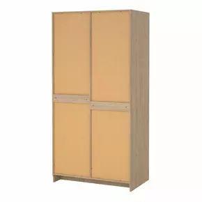 Buy Brande Wardrobe with 2 Frame Doors in Jackson Hickory, 6 from Furnituretta