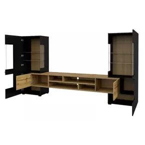 Buy Coby 10 Entertainment Unit Black, Colour: Black, Item Width: 270, 3 from Furnituretta
