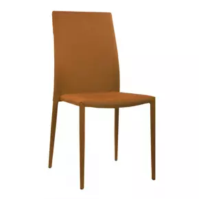 Buy Chatham Fabric Chair Orange with Orange Metal Legs, Colour: Orange from Furnituretta