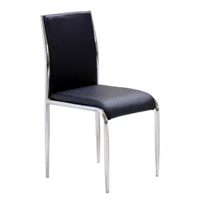 Buy Vercelli PU Chair Black (4s), Colour: Black from Furnituretta