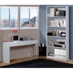 Buy Camden Writing Table Computer Desk with Drawers White, 6 from Furnituretta