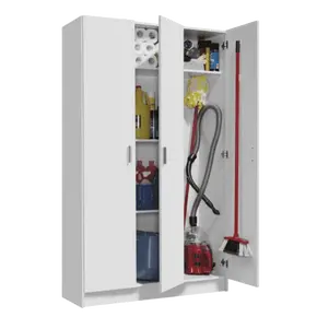 Buy Eva multi-Purpose 3 Doors Wide Storage Cupboard White, 2 from Furnituretta
