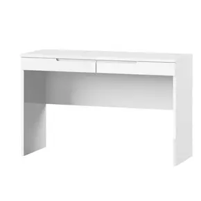 Buy Malton 2 Drawer Dressing Table White Gloss, 2 from Furnituretta