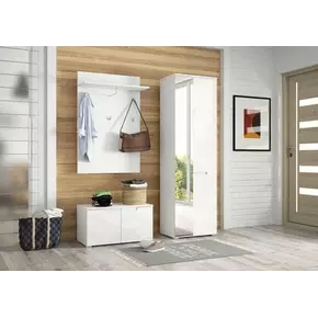 Buy Tenby White Hallway Storage Cupboard, 2 from Furnituretta