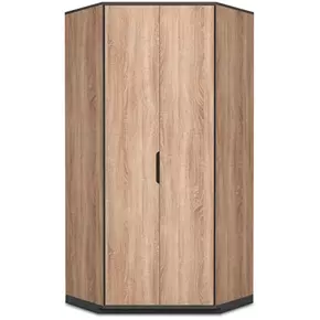 Buy Vant Corner 2 Door Wardrobe Oak Effect, 3 from Furnituretta