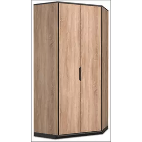 Buy Vant Corner 2 Door Wardrobe Oak Effect from Furnituretta