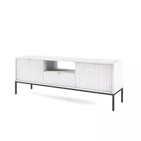 Buy Nova TV Cabinet White Matt 154cm, Colour: White Matt, Item Width: 154, 3 from Furnituretta