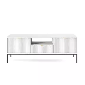 Buy Nova TV Cabinet White Matt 154cm, Colour: White Matt, Item Width: 154 from Furnituretta
