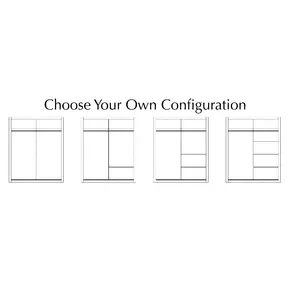 Buy Arti AR-03 Sliding Door Wardrobe Oak Artisan 181cm, Colour: Oak Artisan, Item Width: 181, 6 from Furnituretta