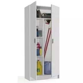Buy Storage Multi-Purpose Cupboard 2 Door Cabinet White from Furnituretta