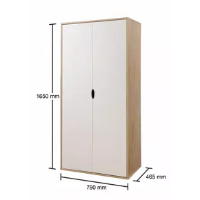 Buy Alton 2 Door Wardrobe Sonoma Oak, 4 from Furnituretta
