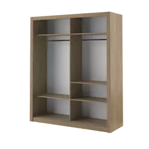 Buy Arti AR-03 Sliding Door Wardrobe Oak Shetland 181cm, Colour: Oak Shetland, Item Width: 181, 6 from Furnituretta