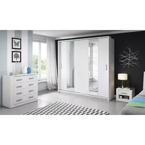 Buy Arti AR-14 Sliding Door Wardrobe White Matt 220cm, Colour: White Matt, Item Width: 220, 6 from Furnituretta