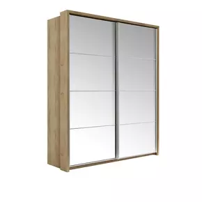 Buy Arti AR-17 Sliding Door Wardrobe Oak Shetland 180cm, Colour: Oak Shetland, Item Width: 180, 3 from Furnituretta