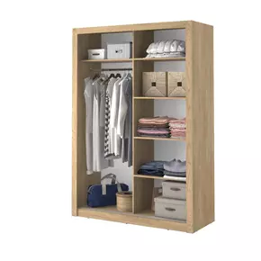 Buy Arti AR-04 Sliding Door Wardrobe Oak Shetland 150cm, Colour: Oak Shetland, Item Width: 150, 2 from Furnituretta