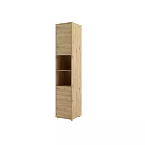 Buy BC-08 Tall Storage Cabinet for Vertical Wall Bed Concept Oak Artisan, Colour: Oak Artisan, Item Width: 45 from Furnituretta