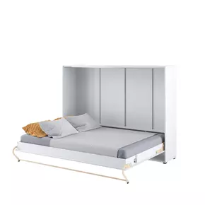 Buy CP-04 Horizontal Wall Bed Concept White Gloss 140cm, Size: 140 x 200cm, Colour: White Gloss, 5 from Furnituretta