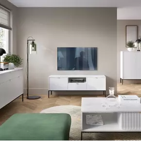 Buy Nova Bedside Cabinet Table White Matt 54cm, Colour: White Matt, Item Width: 54, 5 from Furnituretta