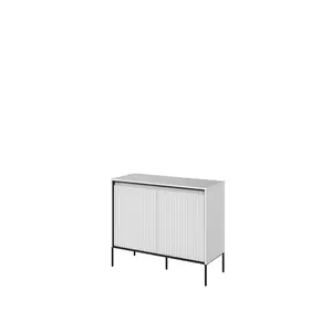 Buy Trend TR-02 Sideboard Cabinet White Matt 98cm, Colour: White Matt, Item Width: 98 from Furnituretta