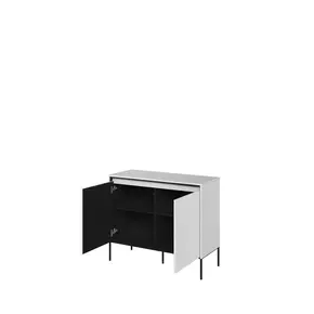 Buy Trend TR-02 Sideboard Cabinet White Matt 98cm, Colour: White Matt, Item Width: 98, 3 from Furnituretta