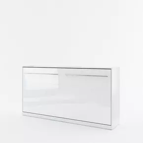 Buy CP-06 Horizontal Wall Bed Concept White Gloss 90cm, Colour: White Gloss, Size: 90 x 200cm, 3 from Furnituretta
