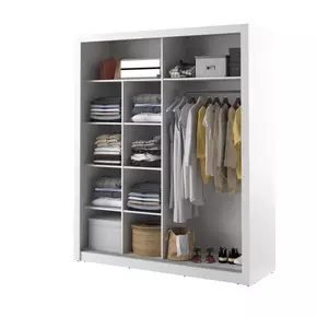 Buy Arti AR-08 Sliding Door Wardrobe White Matt 203cm, Colour: White Matt, Item Width: 203, 2 from Furnituretta