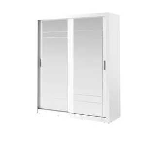 Buy Arti AR-08 Sliding Door Wardrobe White Matt 203cm, Colour: White Matt, Item Width: 203, 4 from Furnituretta