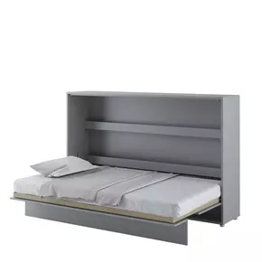 Buy BC-05 Horizontal Wall Bed Concept Grey Matt 120cm, Colour: Grey Matt, Size: 120 x 200cm, 5 from Furnituretta