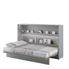 Buy BC-05 Horizontal Wall Bed Concept Grey Matt 120cm, Colour: Grey Matt, Size: 120 x 200cm from Furnituretta