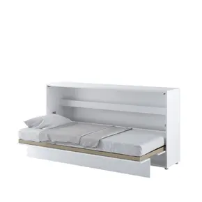 Buy BC-06 Horizontal Wall Bed Concept White Matt 90cm, Size: 90 x 200cm, Colour: White Matt, 4 from Furnituretta