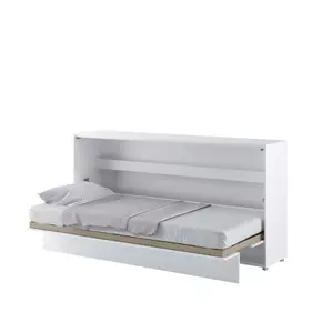 Buy BC-06 Horizontal Wall Bed Concept White Gloss 90cm, Colour: White Gloss, Size: 90 x 200cm, 5 from Furnituretta