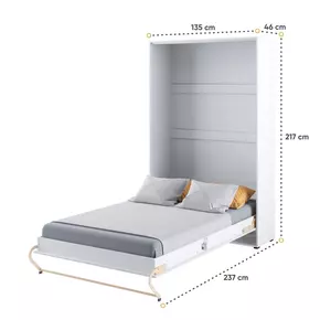 Buy CP-02 Vertical Wall Bed Concept White Matt 120cm, Colour: White Matt, Size: 120 x 200cm, 3 from Furnituretta