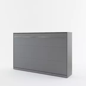 Buy CP-05 Horizontal Wall Bed Concept Grey Matt 120cm, Colour: Grey Matt, Size: 120 x 200cm, 2 from Furnituretta