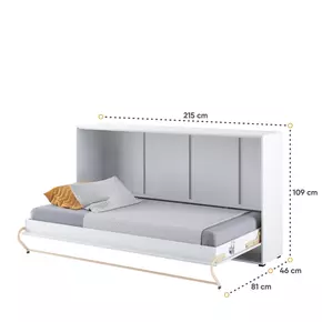 Buy CP-06 Horizontal Wall Bed Concept White Matt 90cm, Colour: White Matt, Size: 90 x 200cm, 4 from Furnituretta