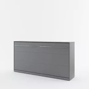 Buy CP-06 Horizontal Wall Bed Concept Grey Matt 90cm, Colour: Grey Matt, Size: 90 x 200cm, 2 from Furnituretta